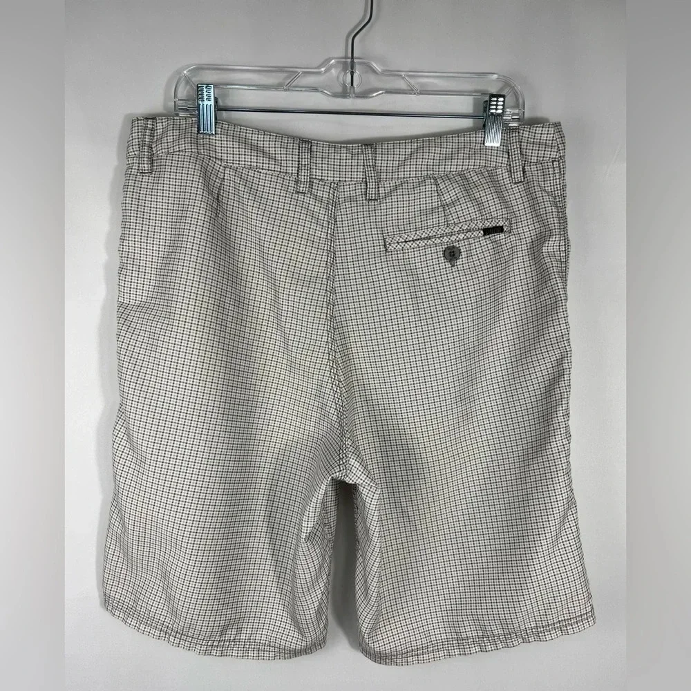 Valor Men's Board Shorts White Gray  Size 34